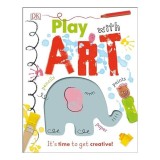 Carte pentru copii Play with Art - 50+ Proiecte Artistice, Varsta 5-8 ani