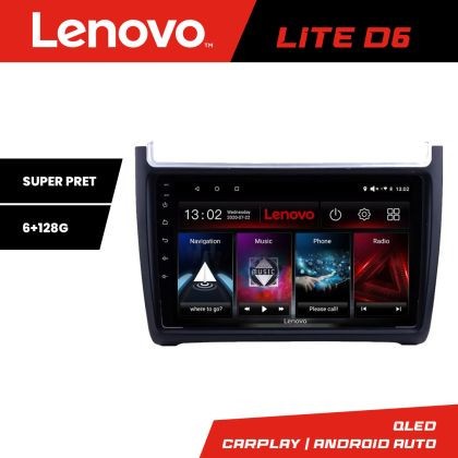 Navigatie VW Polo 2014- Lenovo Kit-655 8 core 6+128 GB Android Waze USB Navigatie Internet Youtube Radio CarStore Technology