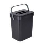 Cos de gunoi cu maner Tago 5 litri Wenko Black Outdoor Kitchen 55027100