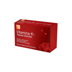 Vitamina K1 pentru caini de talie mare, JT, 60 comprimate foto