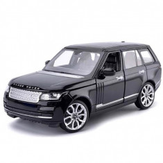 MASINUTA METALICA RANGE ROVER NEGRU SCARA 1 LA 24 foto