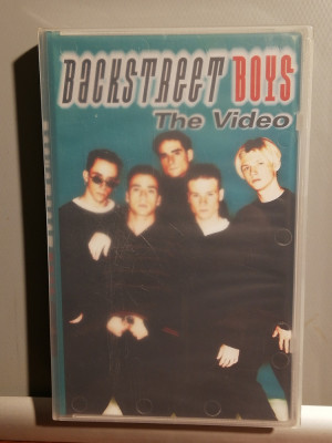 caseta VHS Originala cu BACKSTREET BOYS - VIDEO (1996/CBS/GERMANY) - F.BUNA foto