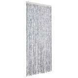 Cumpara ieftin Perdea pentru insecte, alb si gri, 100x220 cm, Chenille