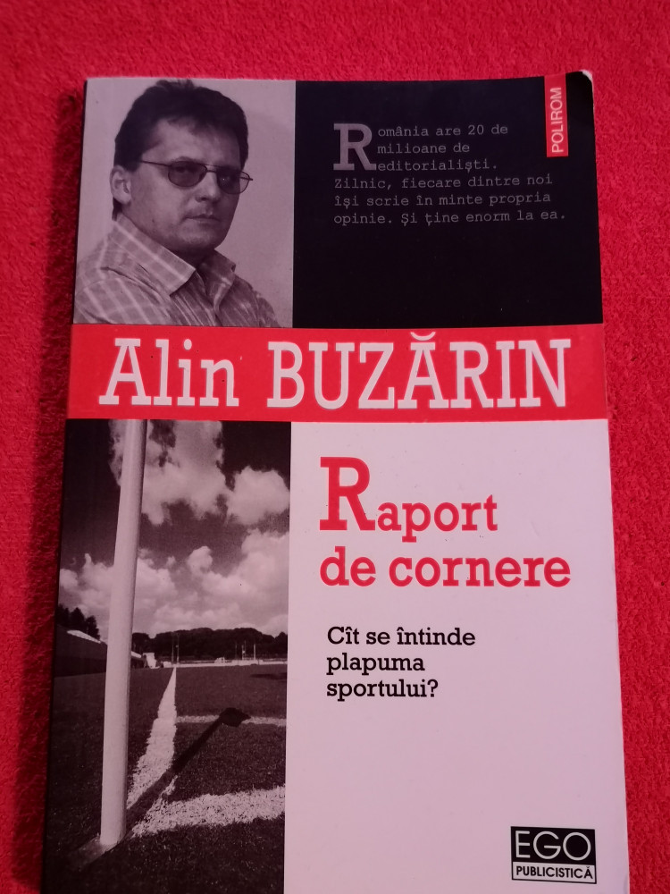 Carte fotbal - "Raport de cornere" de Alin Buzarin | Okazii.ro