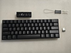 Tastatura mecanica gaming Redragon Draconic TKL PRO K530 RGB, brown switches, 5.0 bluetooth/2.4 Ghz/wired, USB type-C