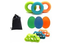 Set 9 produse pentru exerciții m&acirc;nă, degete, &icirc;ncheietură, multicolor