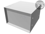 Carcasă din oțel cu panou 152x152x102 mm