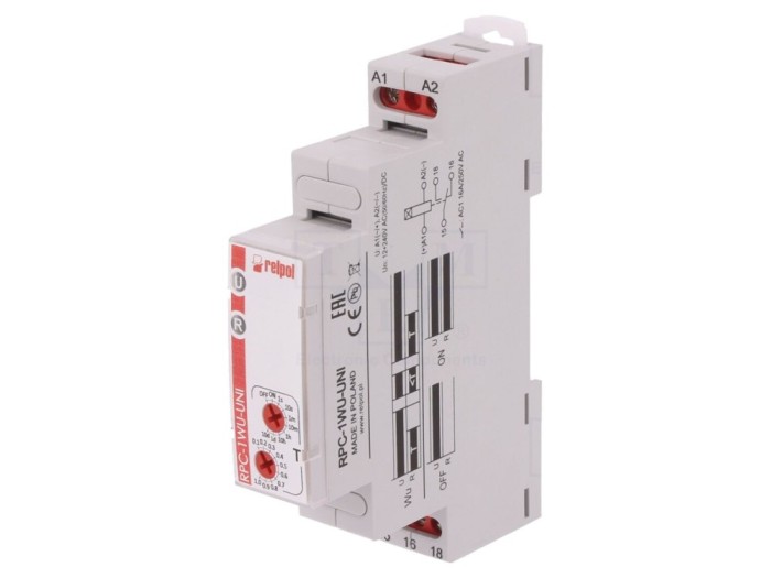 Timer programabil 1s-10zile SPDT 12-240VAC