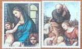PARAGUAY-1982-&#039;&#039;PICTURI- CELEBRE-RAFAEL RELIGIE&#039;&#039;CRACIUN-82-MADONA cu Pruncul&#039;&#039;-Timbre de P.A- 2VAL. MARI--MNH NESTAMP. -Calitate EXTRA, Nestampilat
