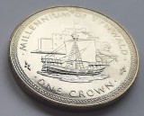 332. Moneda Insulele Man 1 crown 1979 (English cog, Castle Rushen), Europa