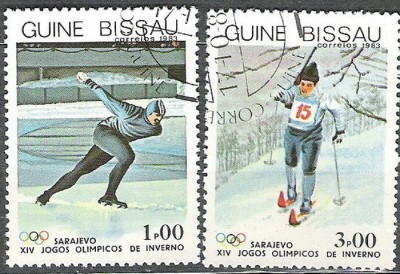 Guinee Bissau 1983 Sarajevo, Olympics A.19 foto
