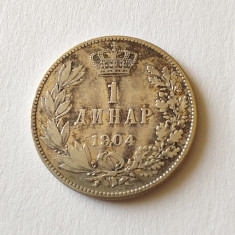 Serbia - 1 Dinar 1904 - Argint