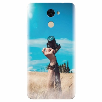 Husa silicon pentru Huawei Enjoy 7 Plus, Camera foto