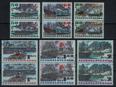 CEHOSLOVACIA 1972 - Nave / serie completa, perechi foto