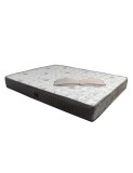 Set Saltea ortopedica, cu arcuri, Roza Super Lux Ortopedic 160x200x25cm, fermitate mediu spre tare, plasa de arcuri Bonell, fara vara-iarna, banda de