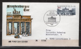 GERMANIA (BUNDESPOST) 1991 - ARHITECTURA. POARTA BERLINULUI. FDC, Y5