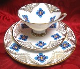 SET MIC DEJUN PORTELAN WINTERLING ROSLAU BAVARIA SET TRIO CEASCA CAFEA CU FARFURII