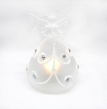 Cumpara ieftin Decoratiune Craciun - Glass Angel with Light, spirale | Everbright Gifts