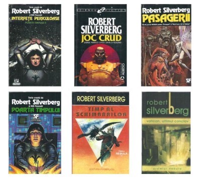 Pachet 6 carti ROBERT SILVERBERG - romane SF E foto