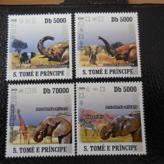 Sao Tome si Principe -Fauna ,elefanti-serie completa ,MNH