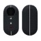 Husa Cheie Auto pentru Fiat / Lancia - 3 Butoane, kwmobile, Silicon, Negru, 56383.03
