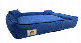 Royal Dog Corduroy Blue Lounger 80x65cm