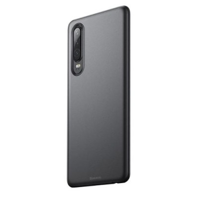 Husa Silicon Huawei P30 Black Baseus foto