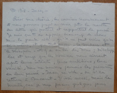 Scrisoare expediata de Cella Delavrancea, 1 foto