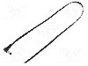 Cablu alimentare DC, cabluri, DC 5,5/2,1 mufa, negru, 0,5m, WEST POL - A21-TT-T050-050BK
