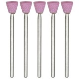 Proxxon 28778 - Set biaxuri conice din corindon 7 mm tija 2.35 mm 5 bucati