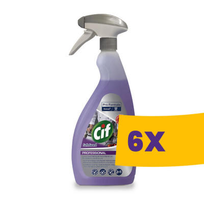 Cif Pro Formula Safeguard 2in1 Cleaner Disinfectant Haszn&amp;aacute;latra k&amp;eacute;sz konyhai tiszt&amp;iacute;t&amp;oacute;- &amp;eacute;s fertőtlen&amp;iacute;tőszer 750ml (Karton - 6 db) foto