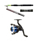Set lanseta pescuit telescopica 2.4m , cu mulineta AK200