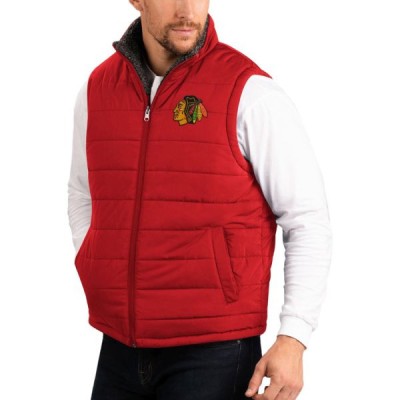 Chicago Blackhawks vestă de bărbați Power Hitter Reversible Vest - M foto