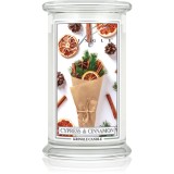 Kringle Candle Cypress &amp; Cinnamon lum&acirc;nare parfumată 624 g