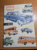 Stiinta si tehnica octombrie 1957-aviatia civila,trenuri cu etaj,aurel vlaicu