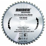 Disc circular pentru lemn Raider 254x60T, alezaj 25.4 mm