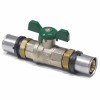 Robinet cu bilă presofiting verde m&acirc;ner aripă 16 x 2