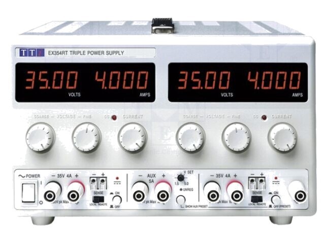 Alimentator de laborator pulsatoriu multicanal AIM-TTI 0&divide;35VDC 0&divide;4A