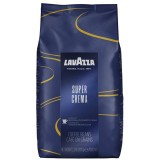 Cafea Boabe Lavazza Super Crema, 1kg, Arabica si Robusta, Intensitate Mare, Note Alune si Zahar Brun, Made in Italia