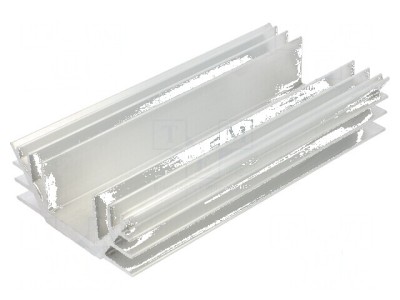 Radiator aluminiu extrudat U 150mm W 74mm H 30mm foto