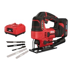 SKIL 3420 AA, Fierastrau pendular cu acumulator SW1E3420AA, 0-2800 cpm, + 1xAcuu, incarcator si accesorii foto