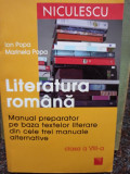 Ion Popa - Literatura romana. Manual preparator clasa a VIII-a