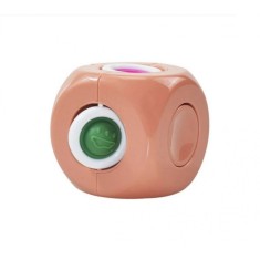 Fidget Spinner, 3 &icirc;n 1 Magic Gyro, 7 cm, Roz, LTOY9