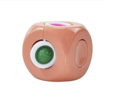 Fidget Spinner, 3 &amp;icirc;n 1 Magic Gyro, 7 cm, Roz, LTOY9 foto