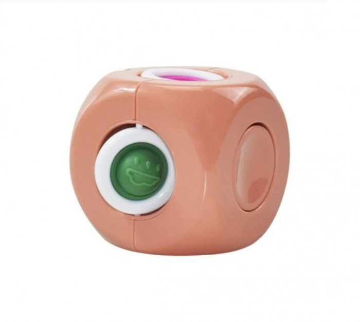 Fidget Spinner, 3 &icirc;n 1 Magic Gyro, 7 cm, Roz, LTOY9