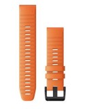 GARMIN ERSATZARMBAND QUICKFIT 22MM SILIKON ORANGE/SCHIEFERGRAU 010-12863-01 GARMIN