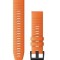GARMIN ERSATZARMBAND QUICKFIT 22MM SILIKON ORANGE/SCHIEFERGRAU 010-12863-01 GARMIN