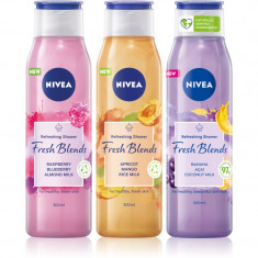 Nivea Fresh Blends gel de dus racoritor 3 x 300 ml (ambalaj economic)