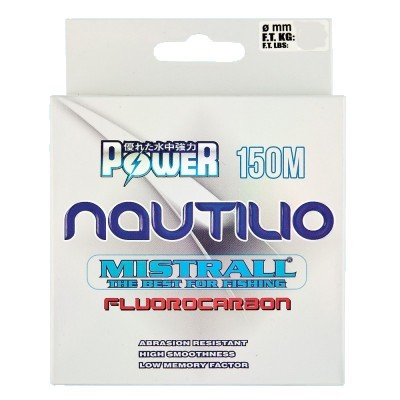 Nylon monofilament Mistrall Nautilio 150 m, cu acoperire fluorocarbon, invizibil in apa 0.28 mm