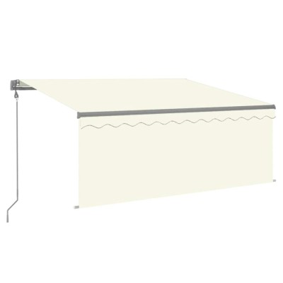 Copertina retractabila automat cu stor, crem, 3x2,5 m foto